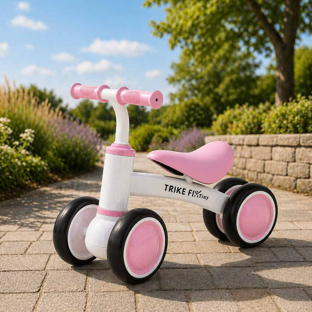 Trike Fix Tiny V2 trīsriteņu velosipēds, rozā krāsā