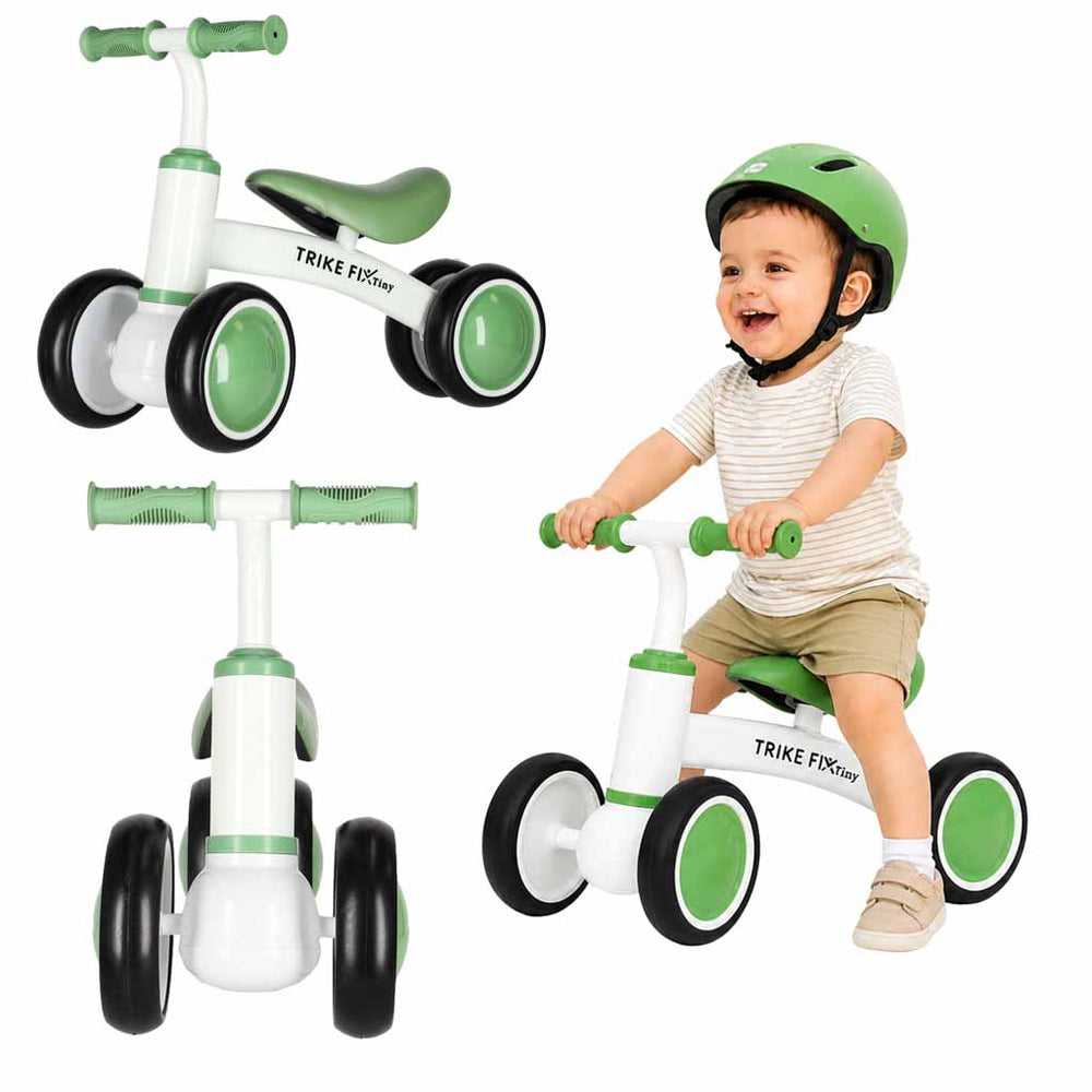 Trike Fix Tiny V2 skrejriteņš – zaļš bērnu velosipēds