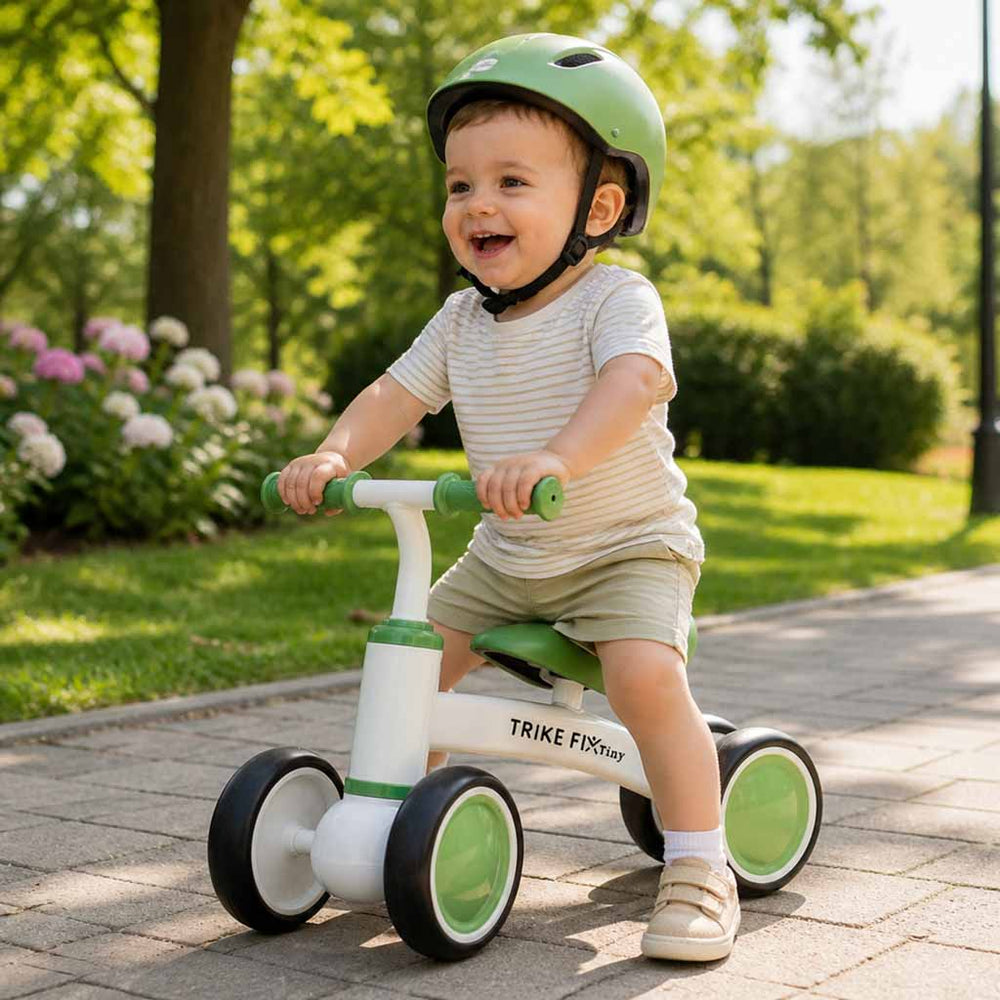 Trike Fix Tiny V2 skrejriteņš – zaļš bērnu velosipēds