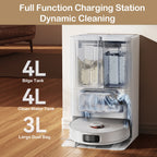 JONR Robot Vacuum P20 Pro International Edition Mopping Vacuuming Drying Wipes Automatic Cleaning Dust Collecting Drainage Water