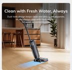 ILIFE W90 Pro Cordless Vacuum Cleaner Mop Wet & Dry, 7000Pa Suction, One Tap Self-Cleaning, Floor Washer, LED Display, Large Dual Water Tank, Upgraded W90