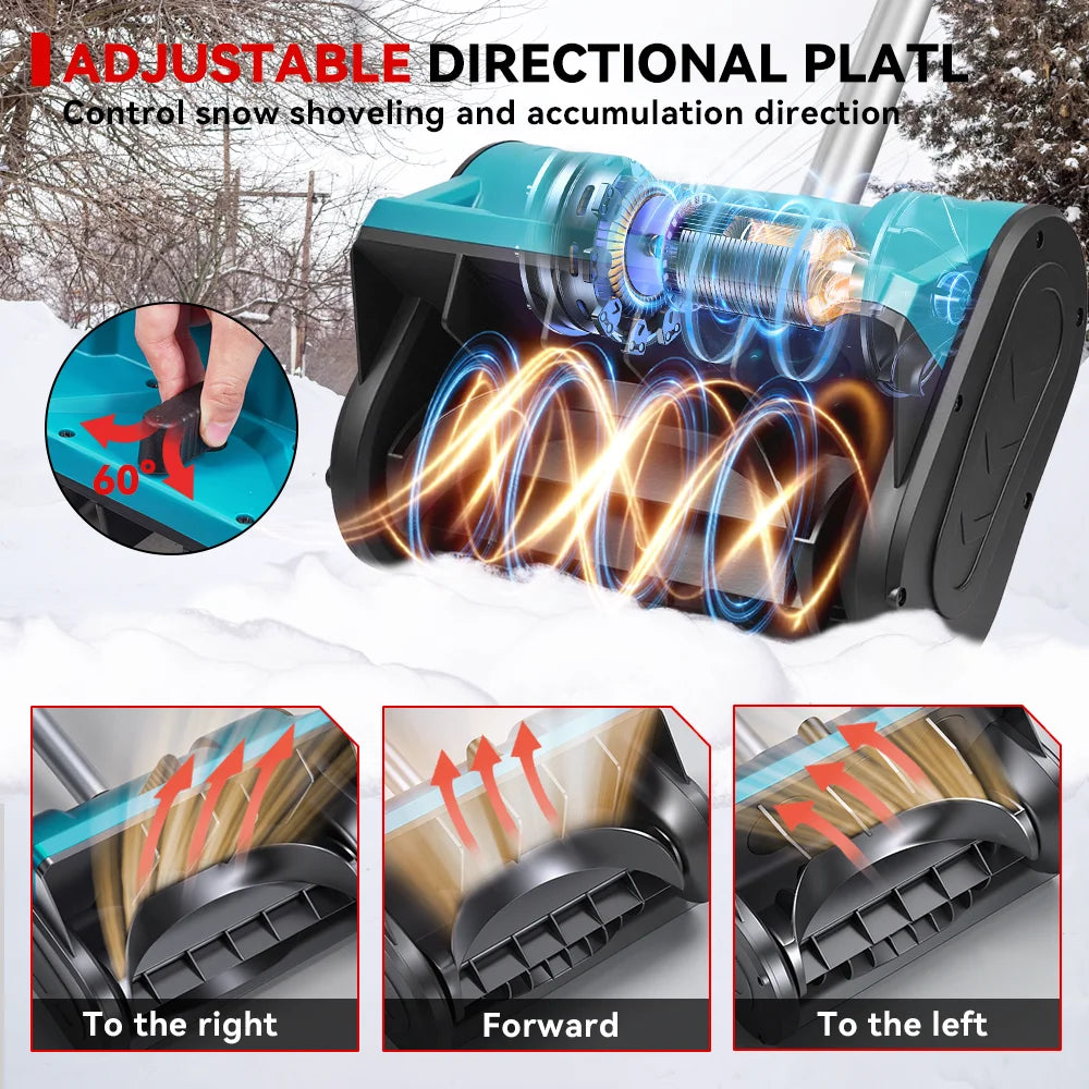 Elektriskā sniega lāpsta — piemērota Makita 18V akumulatoriem