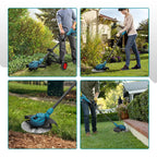 YOFIDRA 10Inch Brushless Electric Lawn Mower 6000W Foldable Grass Cutter Trimmer Garden Power Tool For Makita 18V Battery Pin