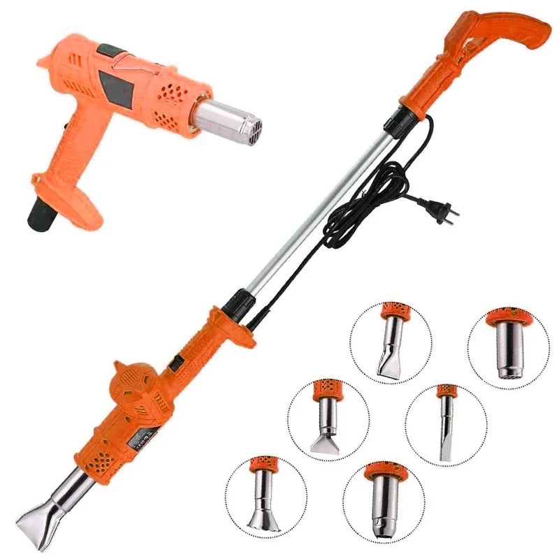 Electric Weed Burner Garden Weed Killer Thermal Weeding Stick Hot Air Weed Torch Kitchen BBQ Igniter Garden Patio Weeder Tools