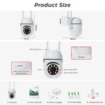 BESDER 2MP 5V PTZ IP Camera Wifi Indoor Night Vision Wireless Security CCTV Camera P2P RTSP 4X Digital Zoom Security Protection