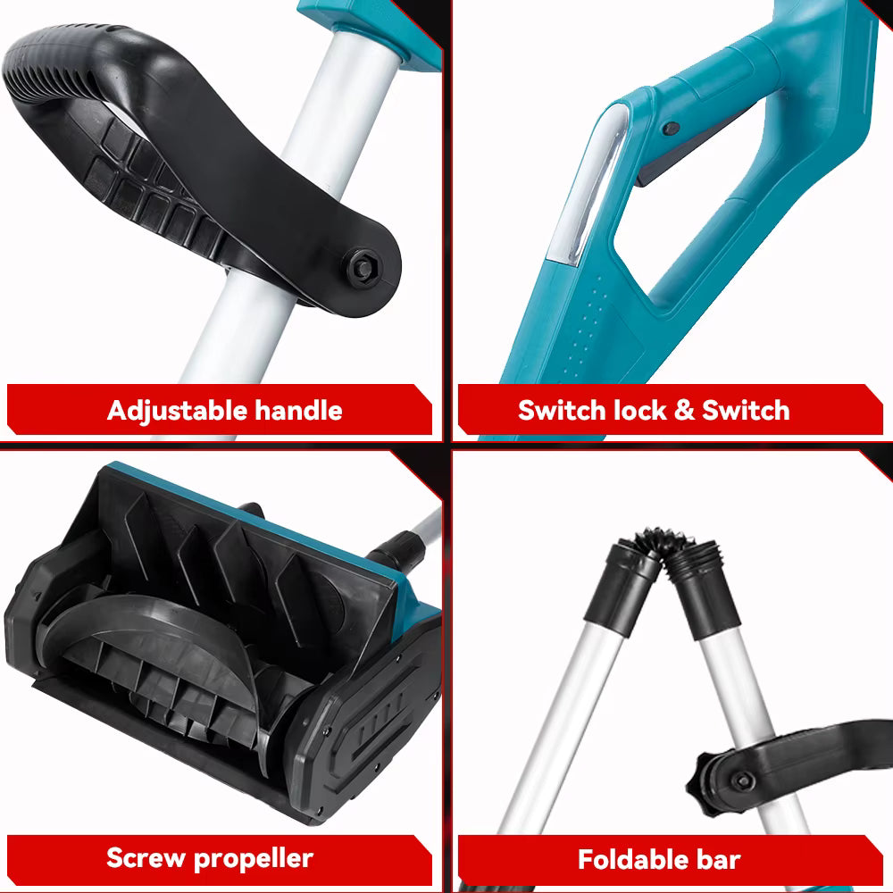 Elektriskā sniega lāpsta — piemērota Makita 18V akumulatoriem