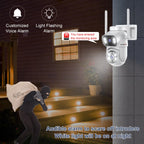 LS VISION 4K 8MP WiFi IP Camera Dual Lens Dual Screen Wireless Outdoor Security Cameras PTZ Human Detection Auto Tracking CCTV