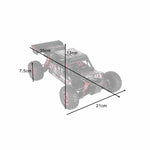 WLToys RC automašīna 124016 1:12 4WD bezsuku Off-Road 75 km/h RTR