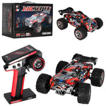 WLToys 184008 RC automašīna 1:18 4WD bezsuku LED RTR 60 km/h