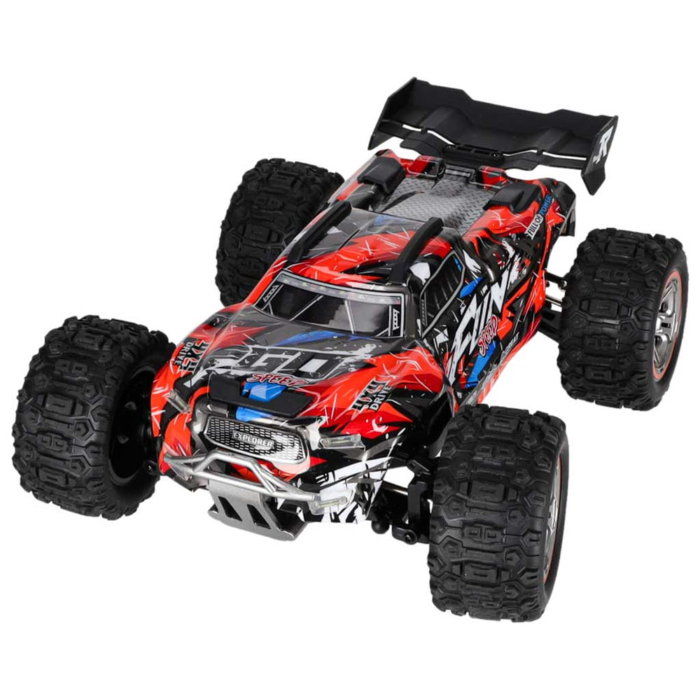 WLToys 184008 RC automašīna 1:18 4WD bezsuku LED RTR 60 km/h