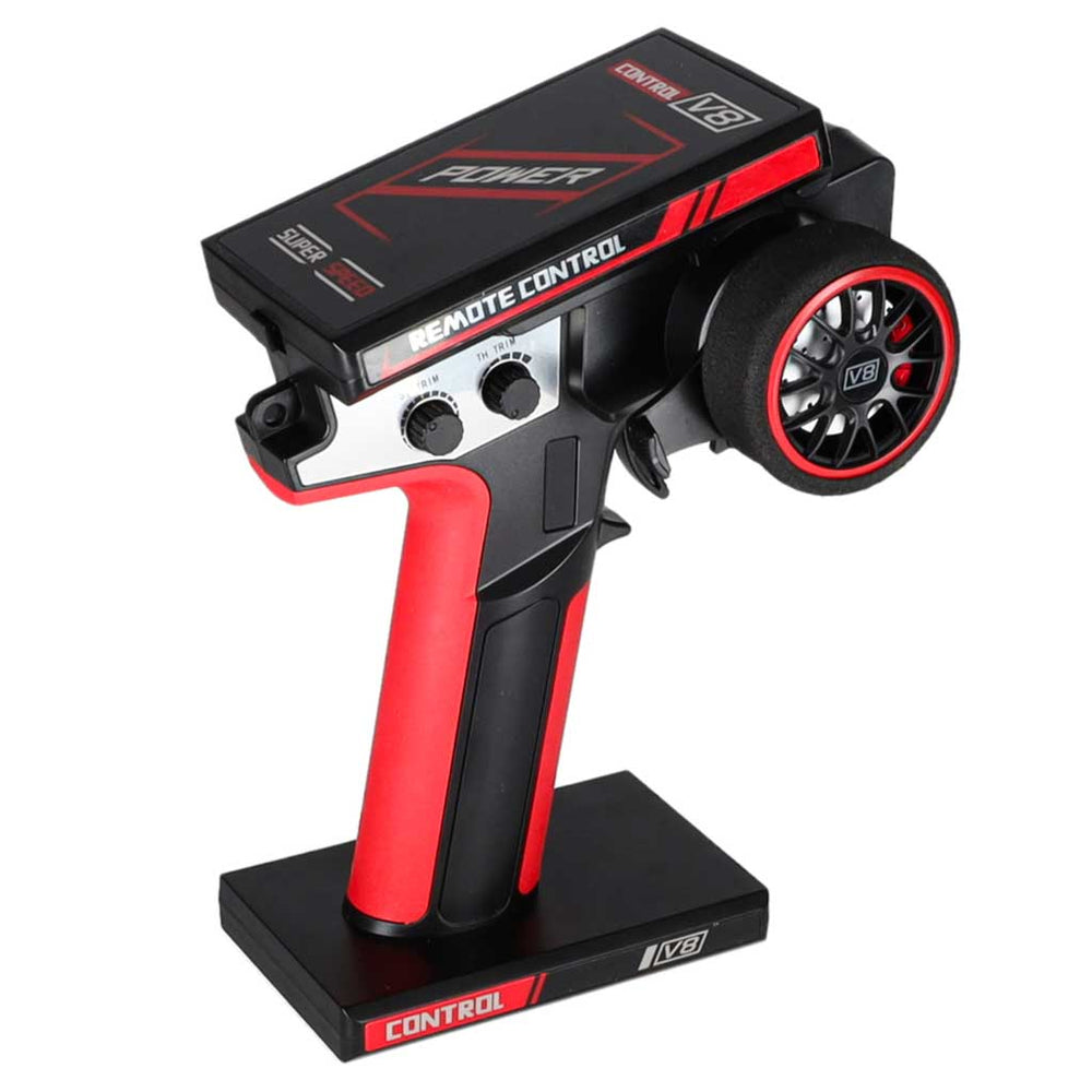 WLToys 184008 RC automašīna 1:18 4WD bezsuku LED RTR 60 km/h