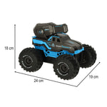 RC auto braukšana pa ūdeni ūdensizturīgs zils