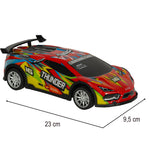 RC sporta auto sarkans