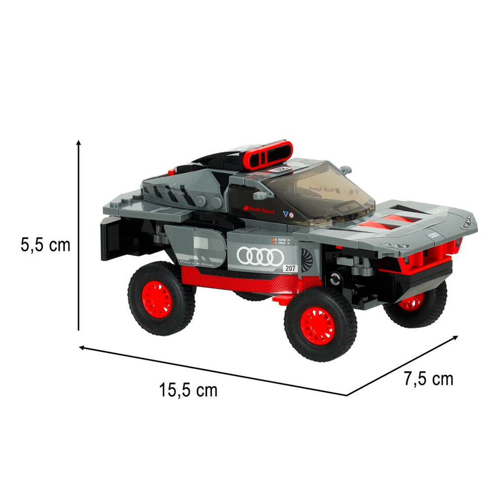 RC auto 1:30 Audi RS Q e-tron spilventiņi