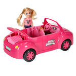 Lelle automašīna kabriolets rozā 4 el.