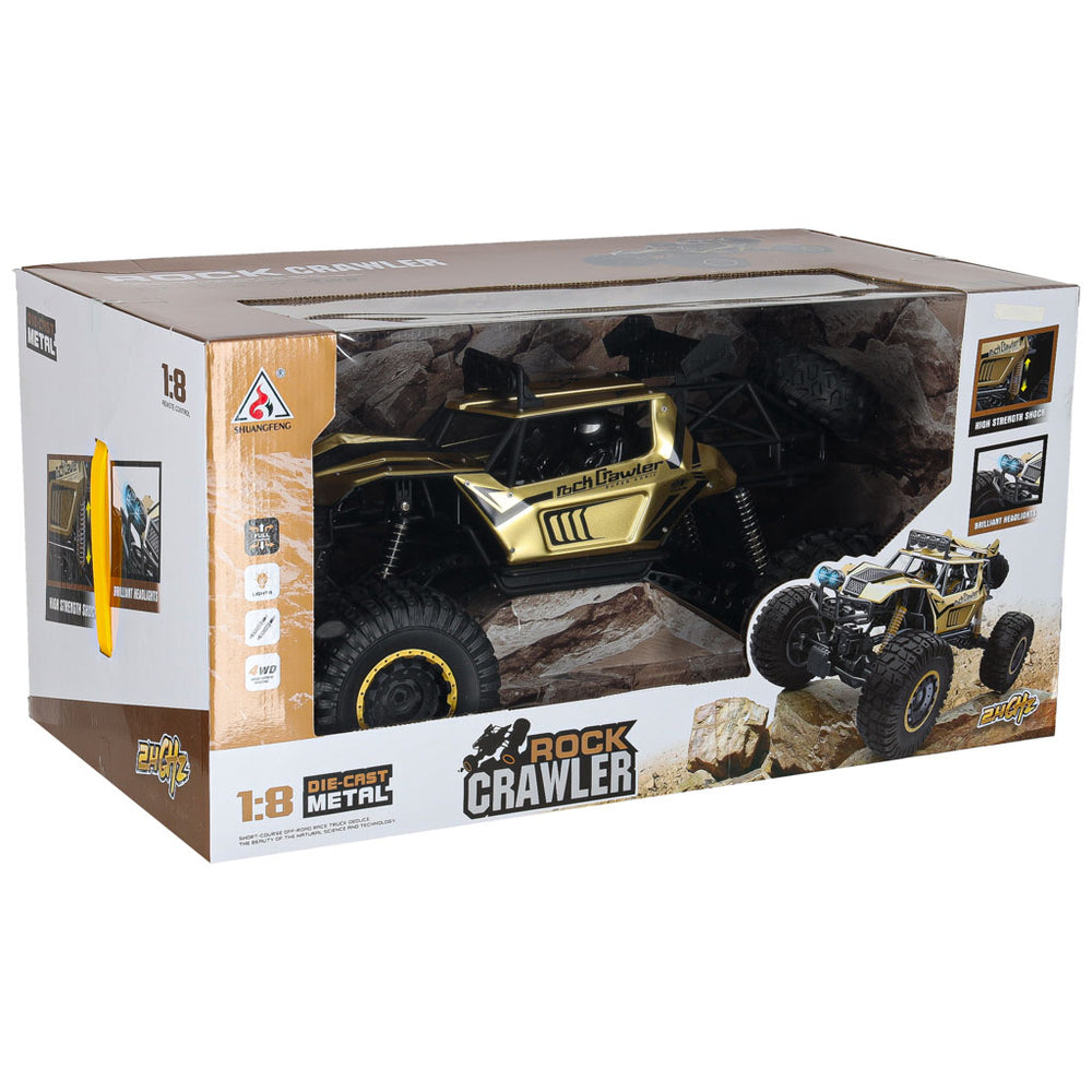 RC auto Rock Crawler 2.4GHz 1:8 51cm zelts