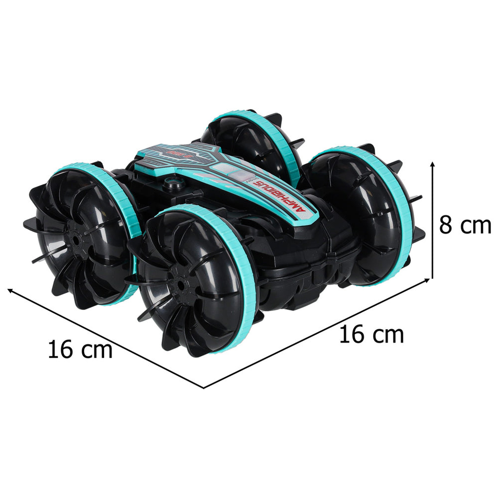 Amfībijas tālvadības automašīna ar žestiem vadāma 4x4 360 2.4GHz 3.7V