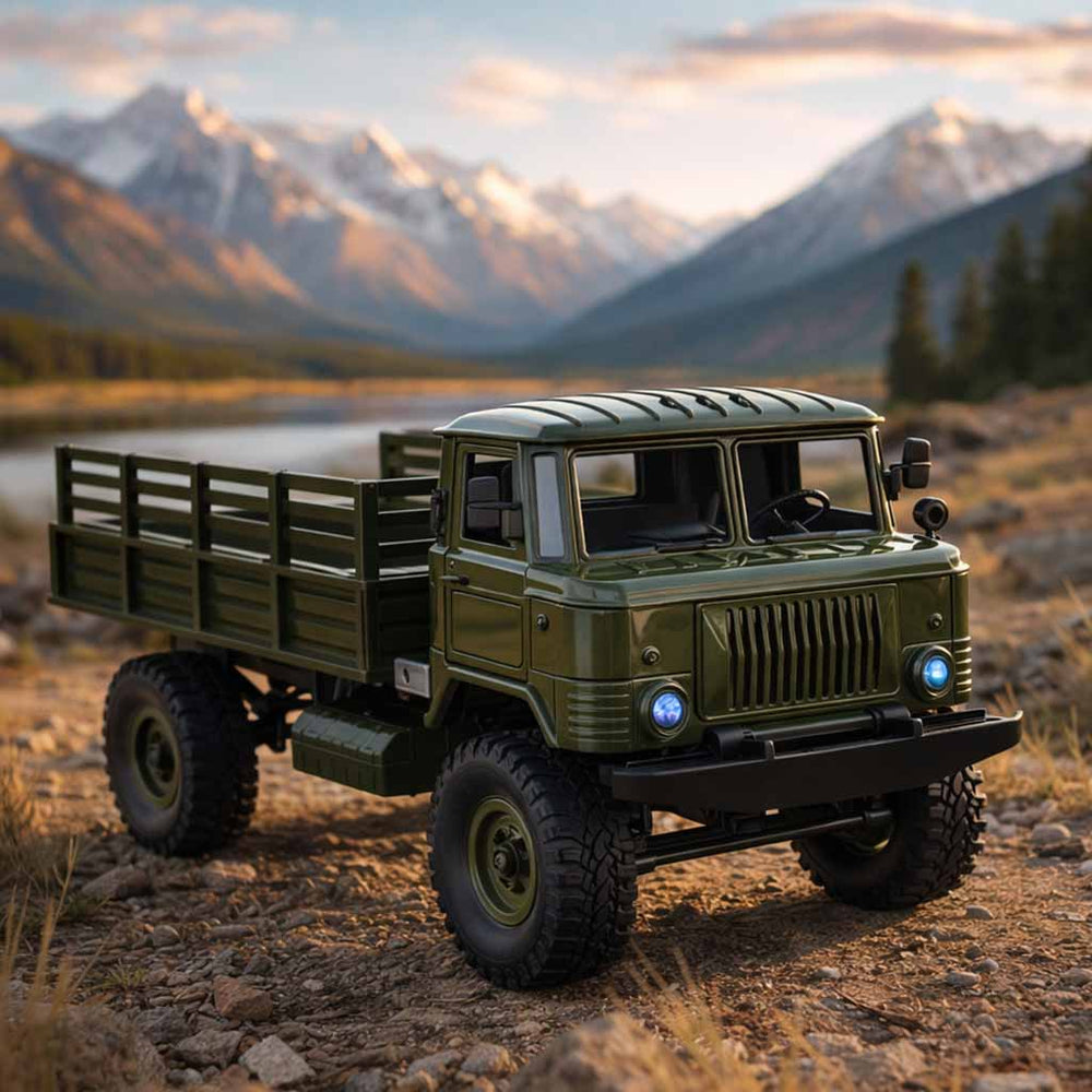 Militārā automašīna RC Off-Road 4WD 1:16 RTR