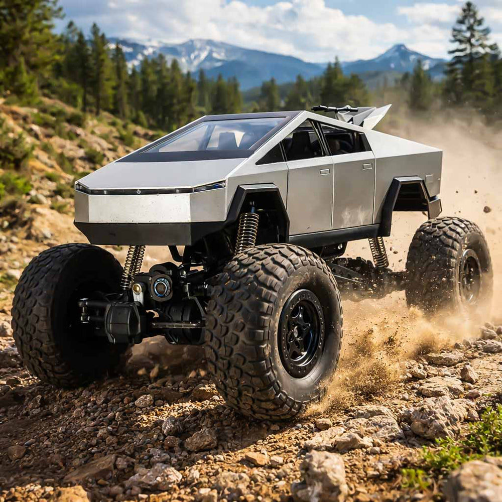 Tālvadības pikaps kravas automašīnas kāpšanas transportlīdzeklis 1:8 2.4GHz