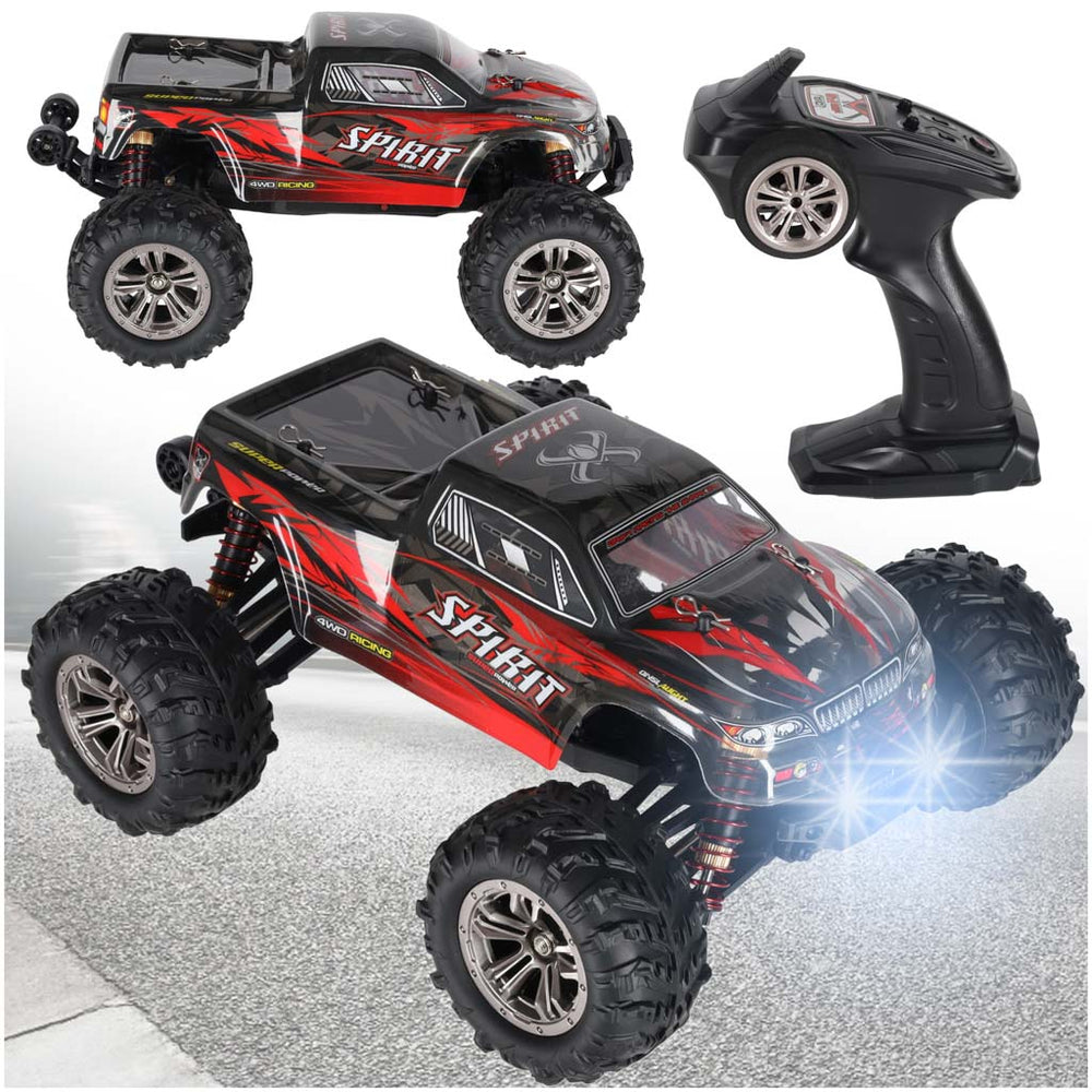 RC auto Q901 bezass 1:16 2.4G 4CH 52km/h sarkans