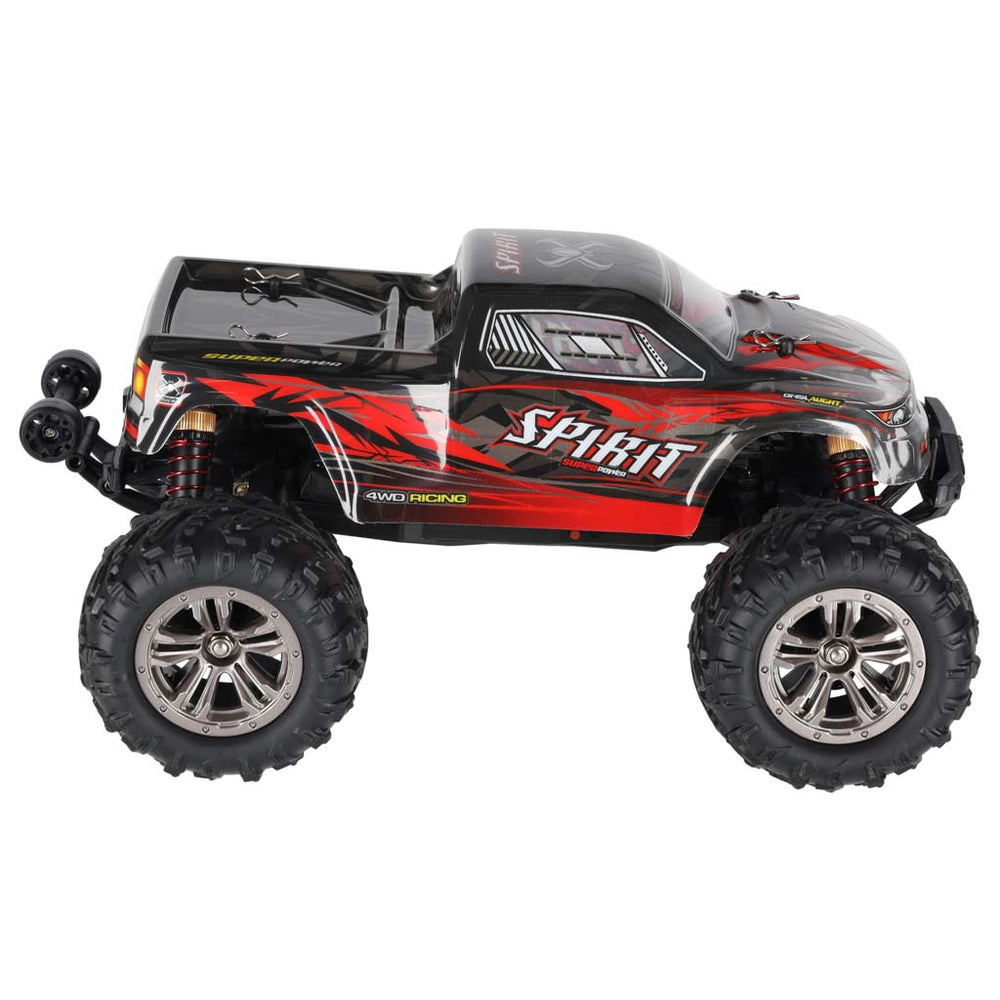 RC auto Q901 bezass 1:16 2.4G 4CH 52km/h sarkans