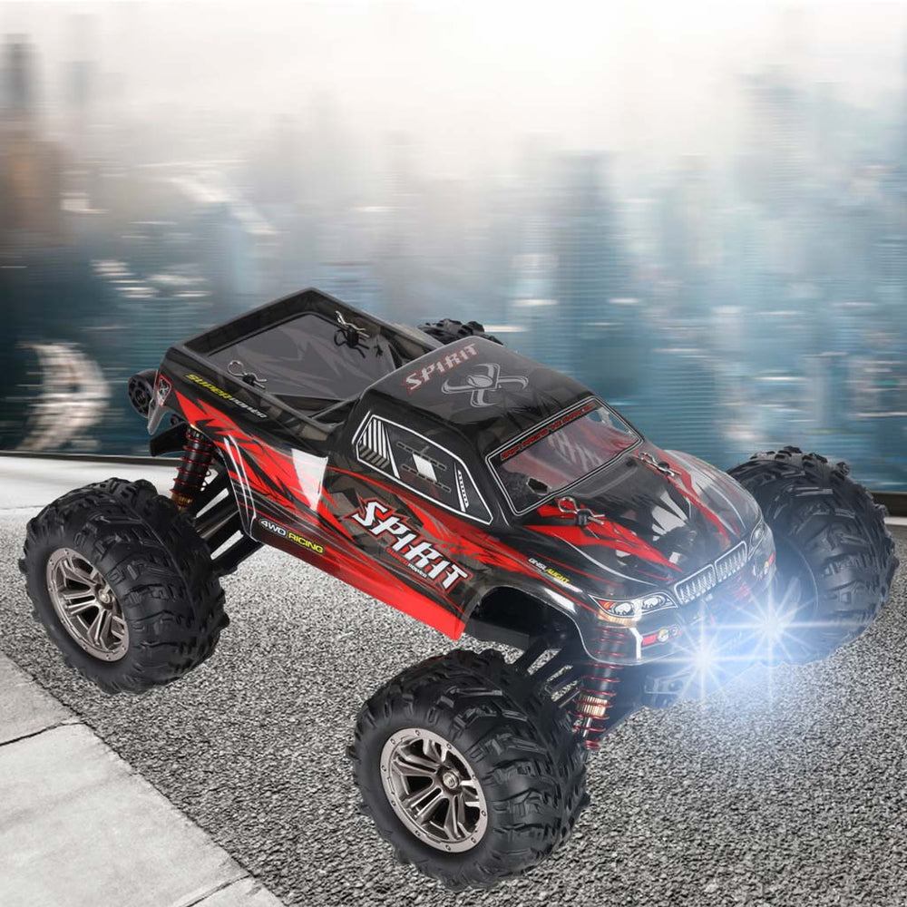 RC auto Q901 bezass 1:16 2.4G 4CH 52km/h sarkans
