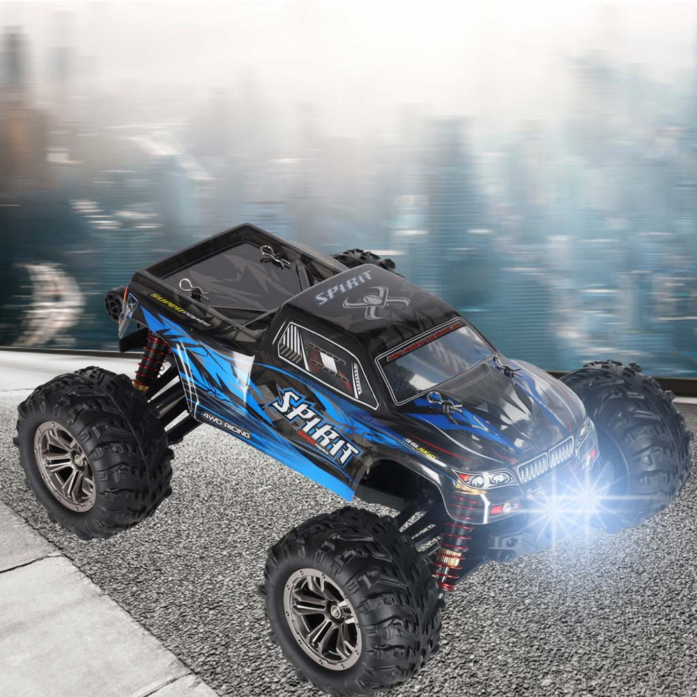 RC auto Q901 bezass 1:16 2.4G 4CH 52km/h zils