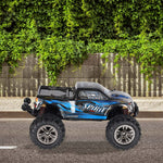 RC auto Q901 bezass 1:16 2.4G 4CH 52km/h zils