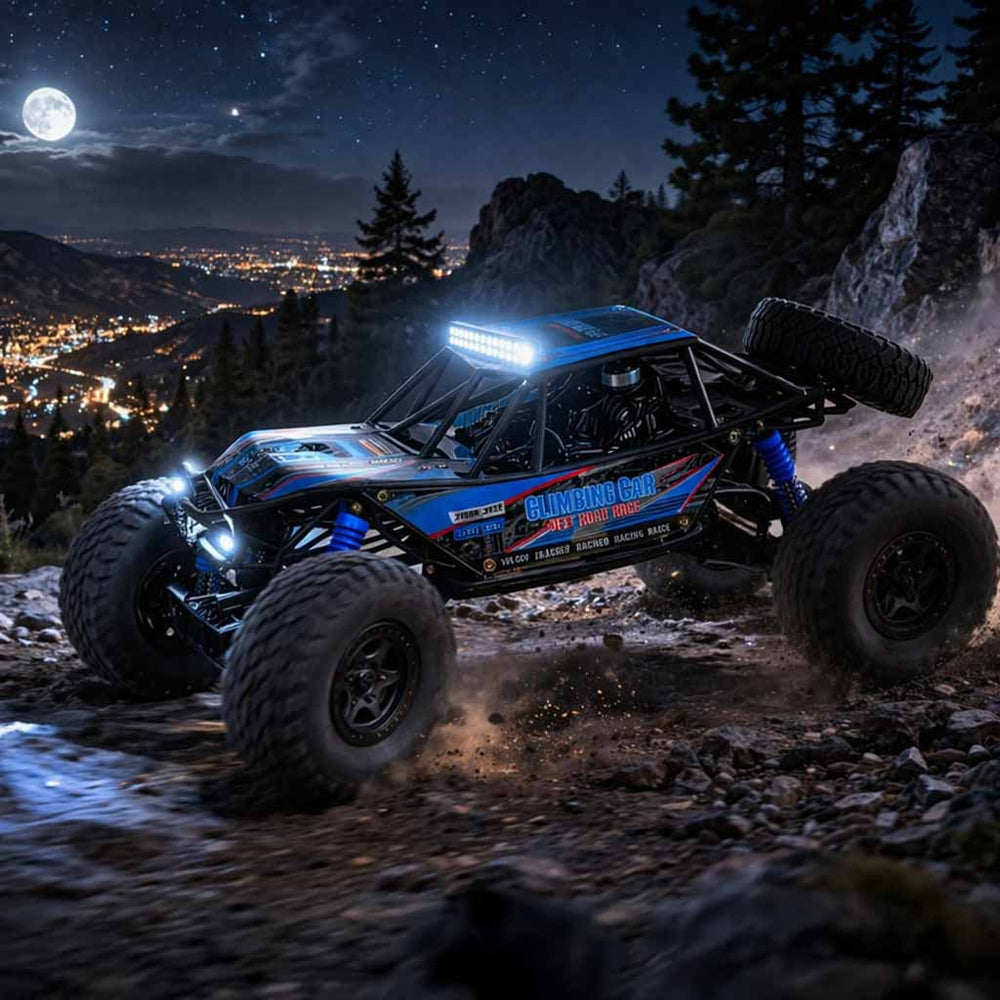 RC Crawler kāpšanas auto 1:10 4WD 48cm zils