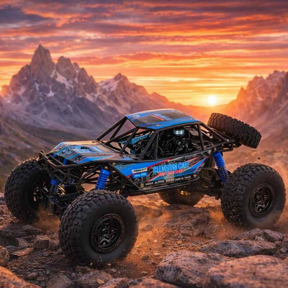 RC Crawler kāpšanas auto 1:10 4WD 48cm zils