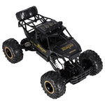 RC auto Rock Crawler 1:12 4WD METAL melns