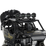 RC auto Rock Crawler 1:12 4WD METAL melns