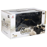 RC auto Rock Crawler 1:12 4WD METAL melns