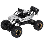 RC auto Rock Crawler 1:12 4WD METAL sudraba krāsā