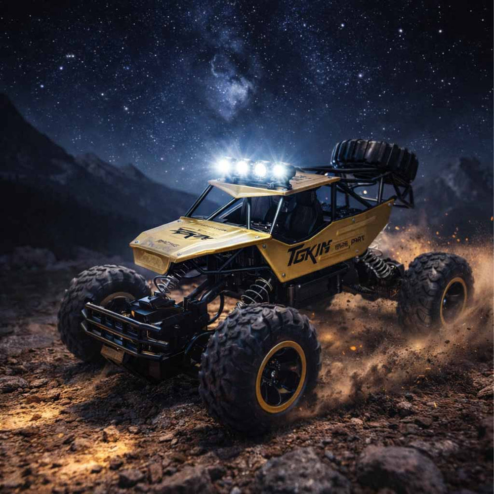 RC auto Rock Crawler 1:12 4WD METAL zelts