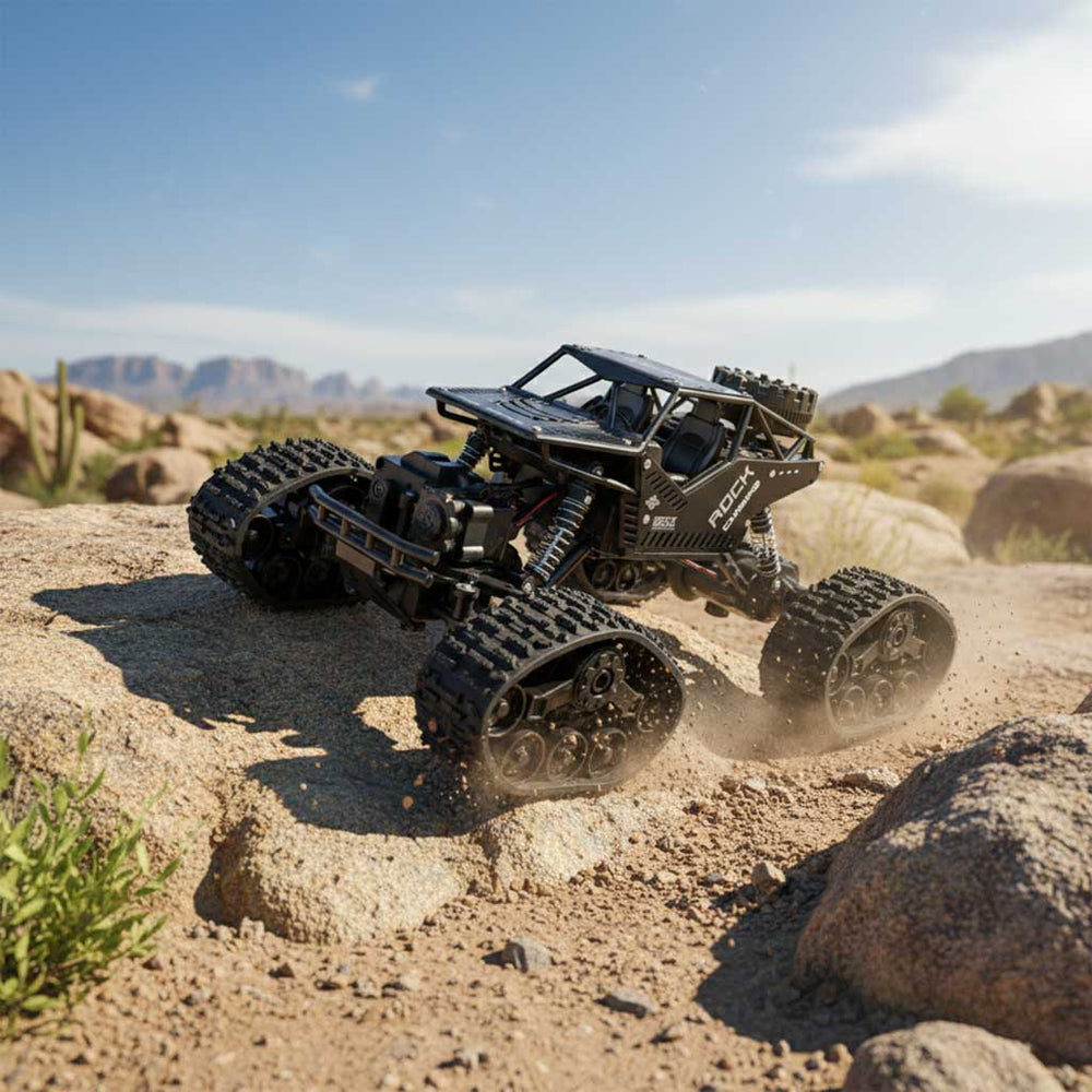 RC Rock Crawler 4x4 LHC012 auto 2in1 melns