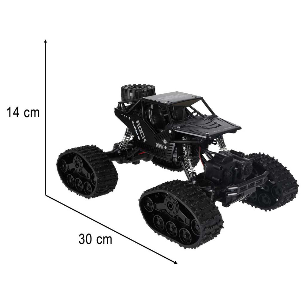 RC Rock Crawler 4x4 LHC012 auto 2in1 melns