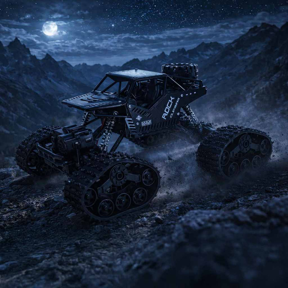 RC Rock Crawler 4x4 LHC012 auto 2in1 melns