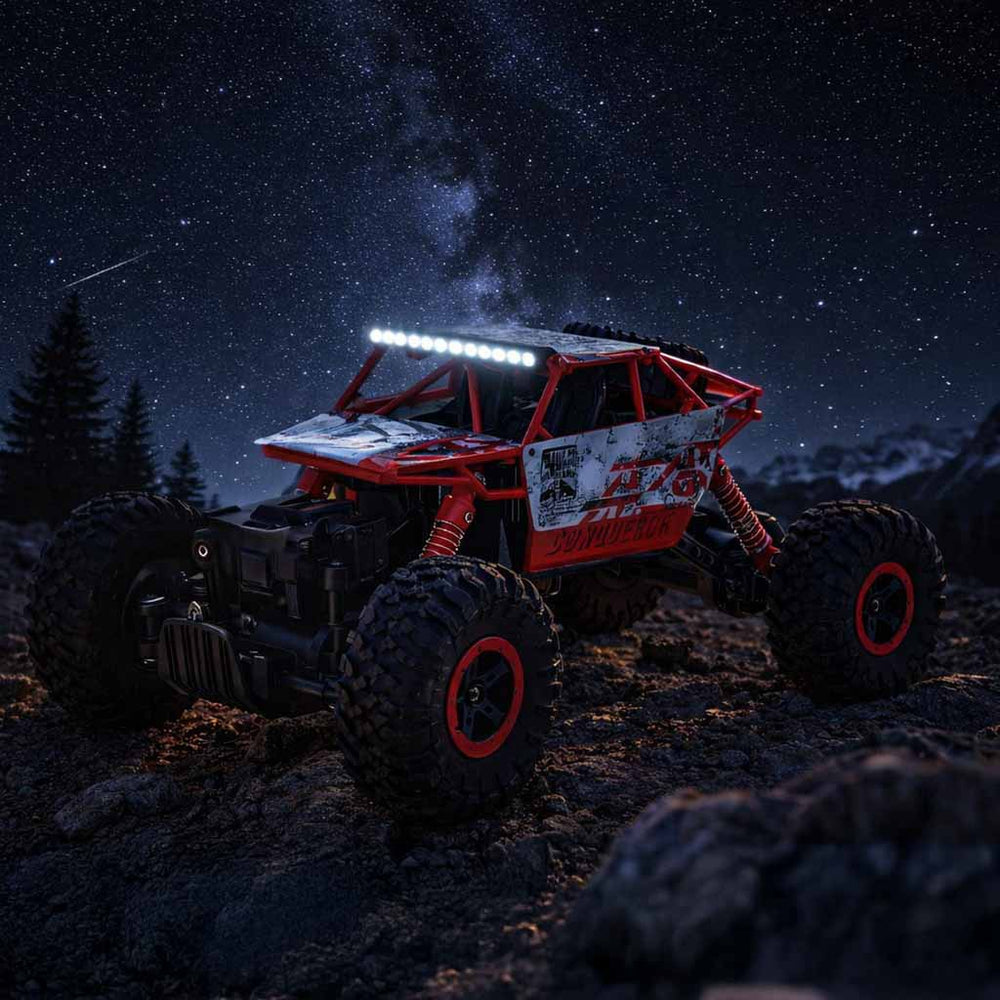RC auto Rock Crawler HB 2.4GHz 1:18 sarkans