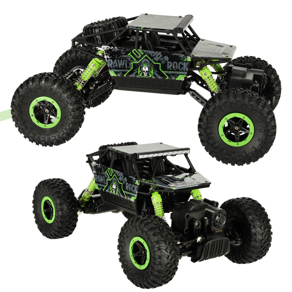 RC auto Rock Crawler HB 2.4GHz 1:18 zaļš