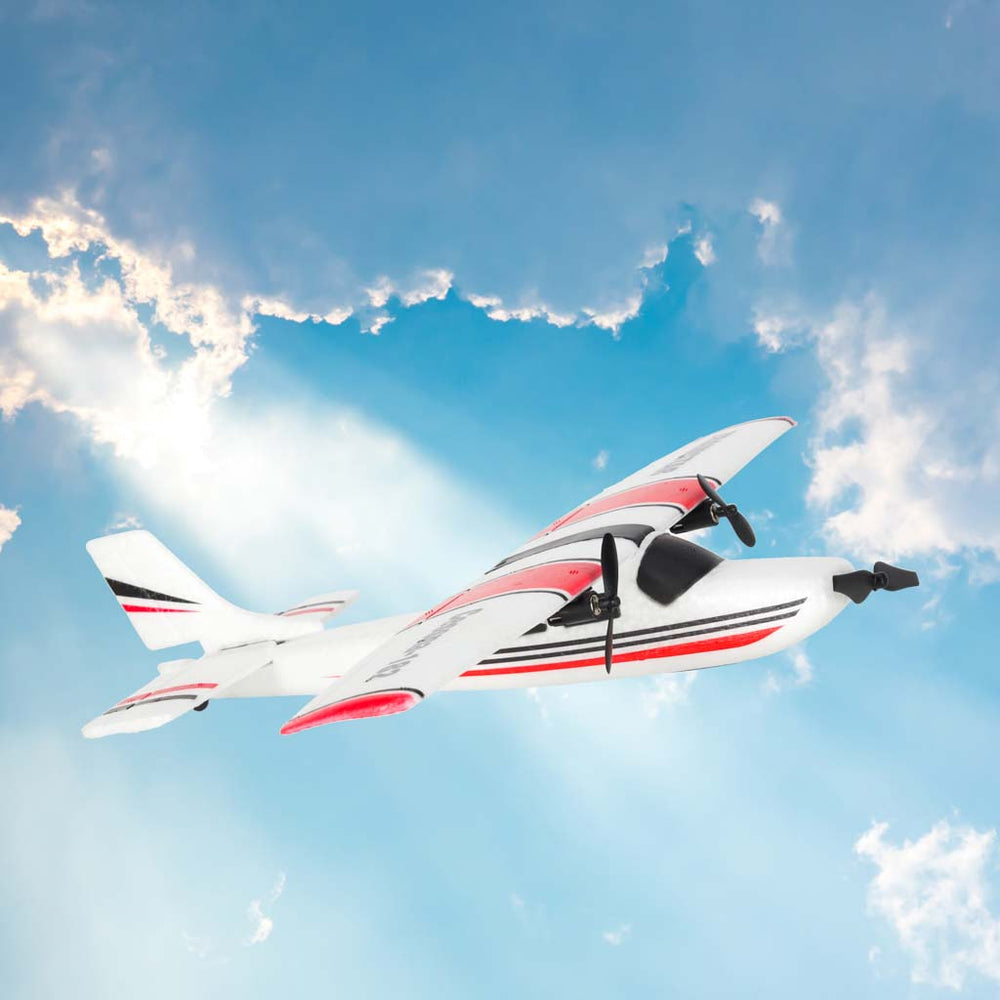 Attālināti vadāms Cessna 182 planieris akrobāts 2.4GHz gaisa kuģis