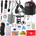 Top-Rated Car Survival First Aid Kit Full Molle Outdoor Emergency Trauma Pack for Camping Hiking IFAK EDC Essentials