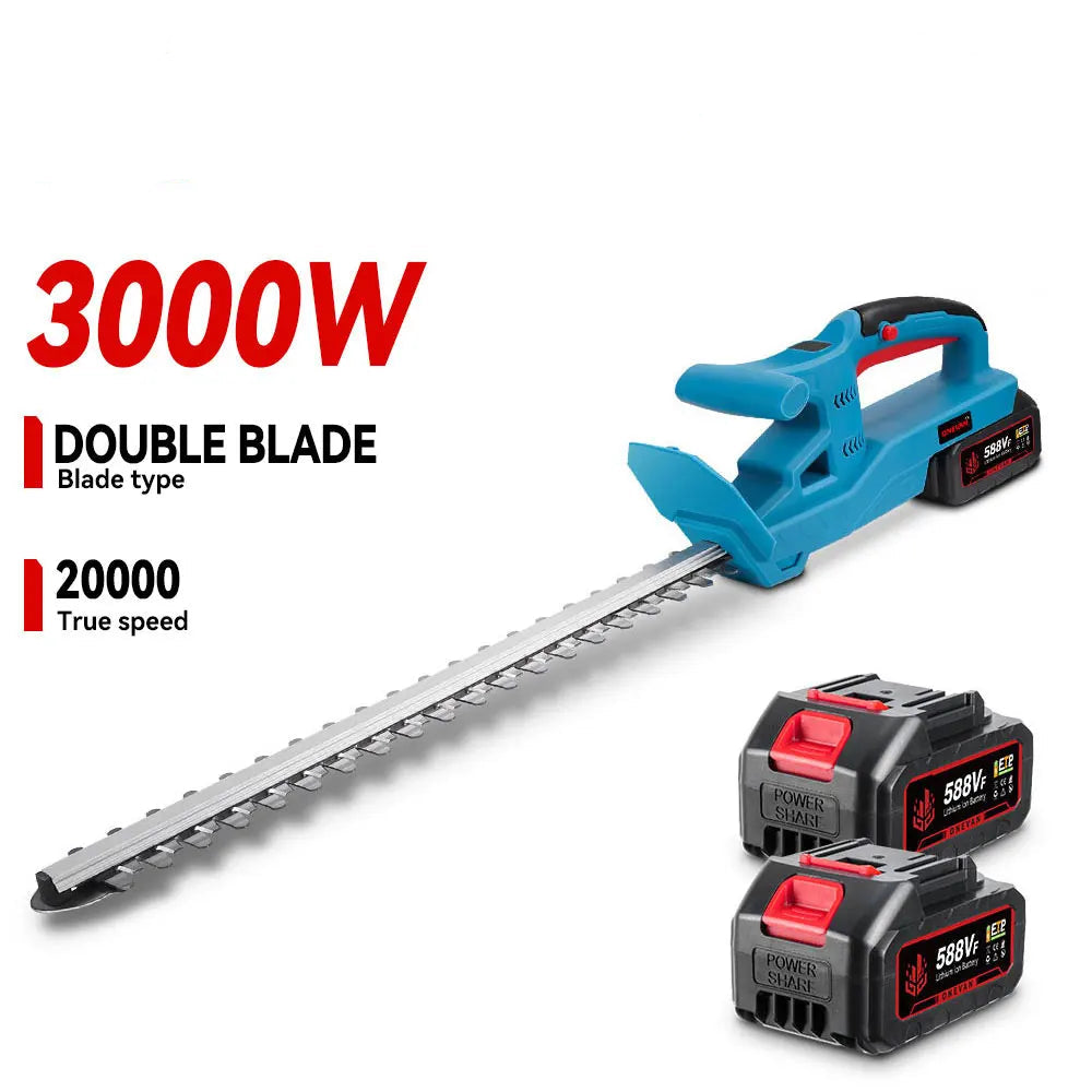 ONEVAN 3000W Electric Hedge Trimmer 20inch 20000RPM High-Speed Cutting Tool For Garden&Commercial Lithium For Makita Battery Pin