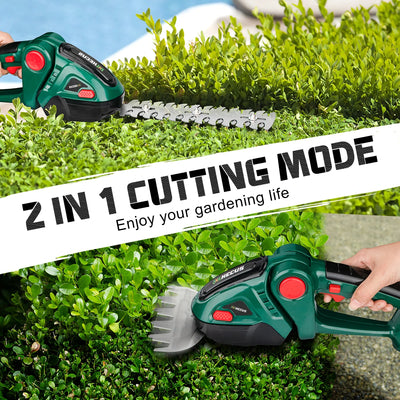 Gisam 2 IN 1 Electric Hedge Trimmer Cordless Household Lawn Mower Pruner Weeding Garden Tools For makita 18v battery pins
