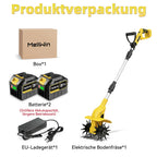 MELLWIN Cordless Electric Garden Tiller Lawn Mower Rototiller For Garden illing and Cultivating Tool For Makita 18V Battery Pin