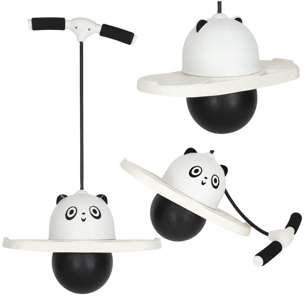 Bērnu lēkšanas rīks „Pogo Balance Jumper“, balts un melns