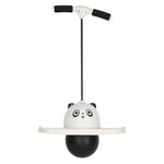 Bērnu lēkšanas rīks „Pogo Balance Jumper“, balts un melns