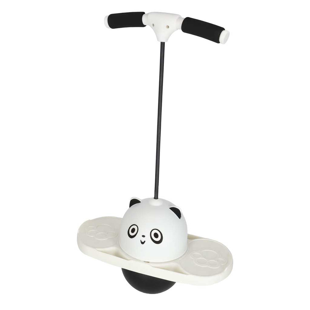 Bērnu lēkšanas rīks „Pogo Balance Jumper“, balts un melns