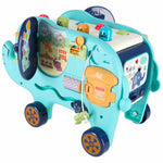 Interaktīvais montessori ziloņu šķirotājs 26cm āmurs