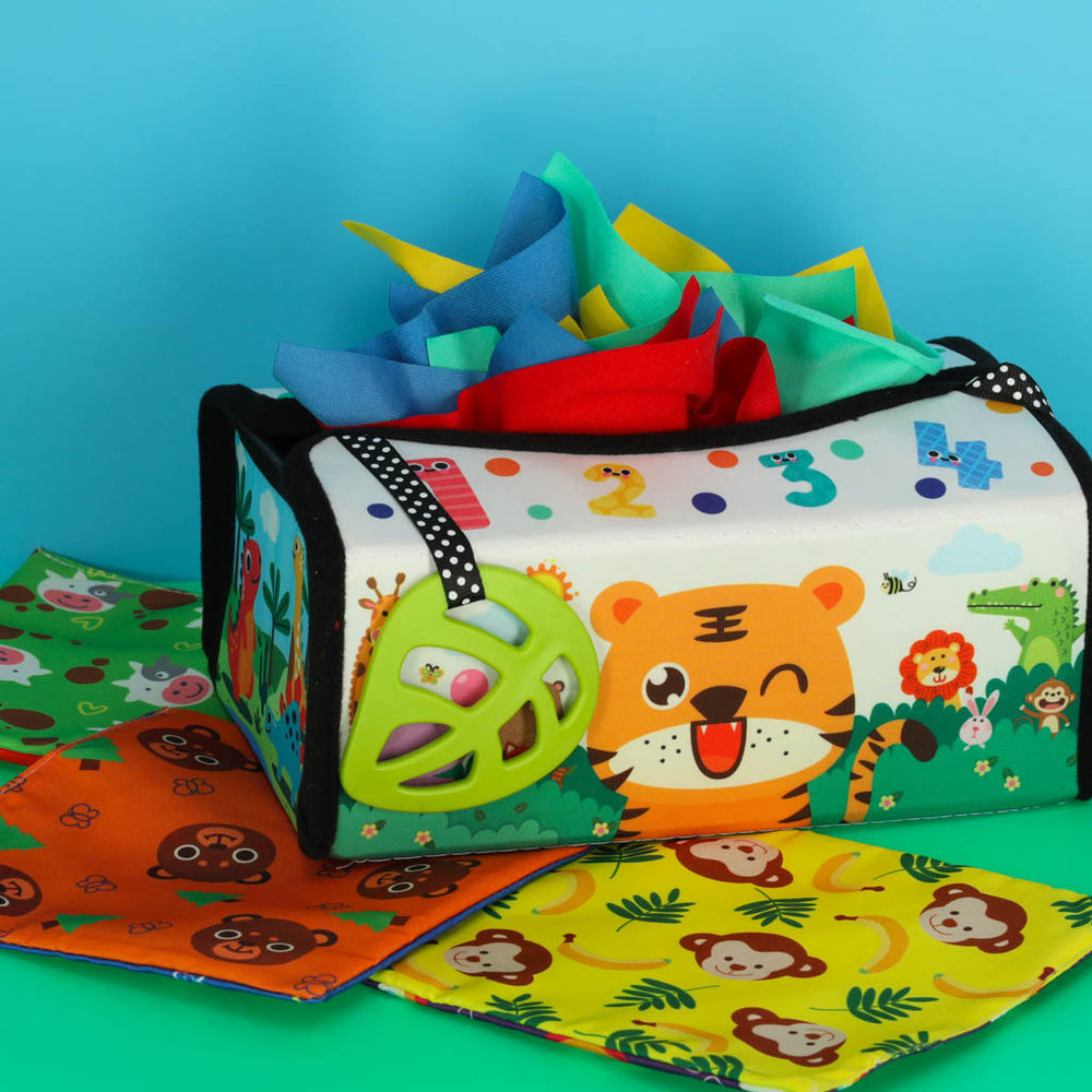 Sorteris sensoro salvešu kaste montessori paklājs 2in1